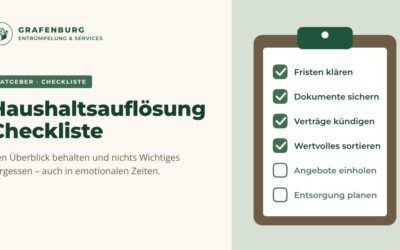 Haushaltsauflösung Checkliste